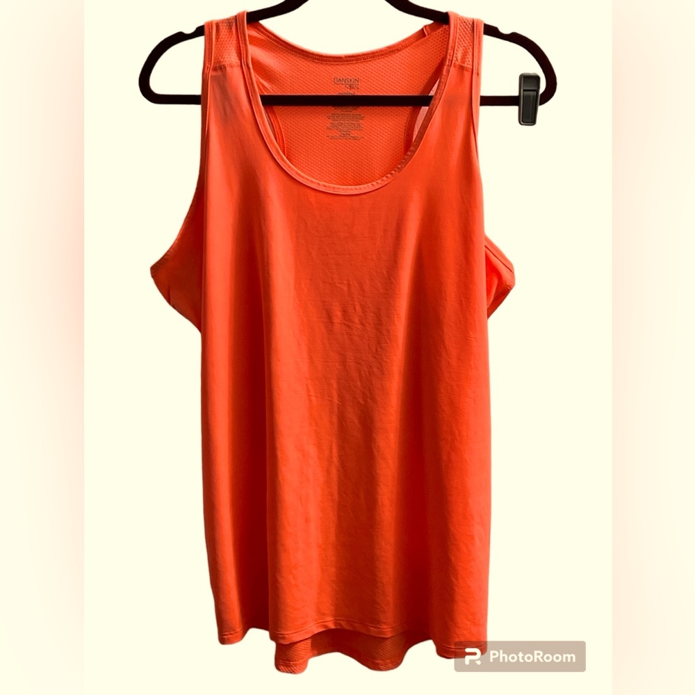Danskin Now Dri-More Active Tank Top - Women’s XXL - Orange - GUC